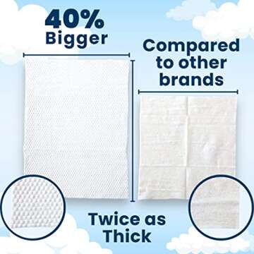 Clean Skin Club XL Premium Face Wipes - Extra Large Makeup Removing Towelettes for Sensitive Skin