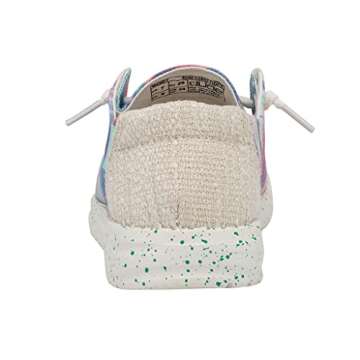 Hey Dude Women's Wendy Rose Candy Tie Dye Size 5 | Women’s Shoes | Women’s Lace Up Loafers | Comfortable & Light-Weight