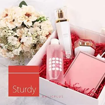 MALICPLUS Large White Gift Box with Magnetic Closure