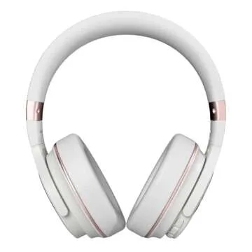 Raycon Everyday Wireless Bluetooth Over Ear Headphones, with Active Noise Cancelling, Awareness Mode and Built in Microphone, IPX 4 Water Resistance, 38 Hours of Battery Life (Rose Gold)