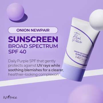 ISNTREE Onion Newpair Sunscreen 50ml, 1.69 fl.oz | SPF 40 | Korean Skincare | Hydrating Sun Protecto...