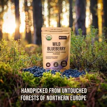 Numami Wild Blueberry Powder, Organic & Nutrient-Rich