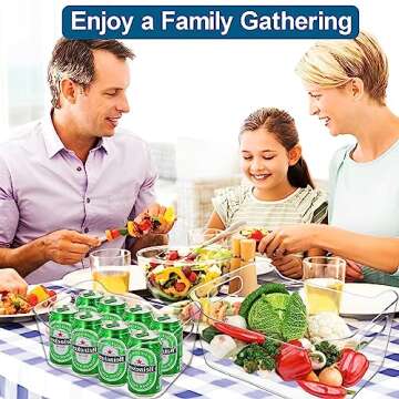 Lachesis Clear Kitchen Storage Bins for Organization