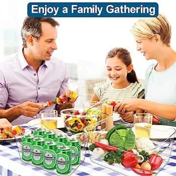 Lachesis Clear Kitchen Storage Bins for Organization