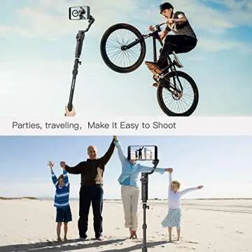 Smatree SmaPole DS1S - Extendable Selfie Stick for All