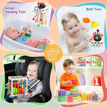 Montessori Toys for Babies 6-12 Months Perfect Educational Playset