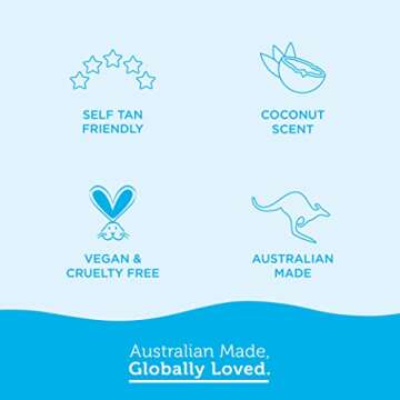 Bondi Sands Coconut Body Bundle | Includes Self Tan Friendly Coconut Body Wash, Body Moisturizer, and Coconut & Sea Salt Body Scrub ($44 Value)