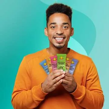 AMRITA Vegan Protein Bars Variety Pack (6 Flavors) | Peanut/Dairy Free, Soy & Gluten Free | 15g Plant Based Protein Bars | High Fiber No Sugar Meal Replacement Bar - Breakfast Bars, High Protein Bars