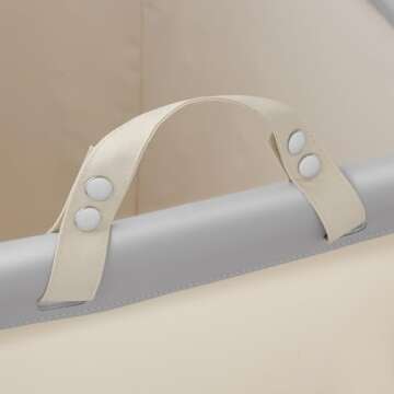 Heavy-Duty Rolling Laundry Hamper with Canvas Bins