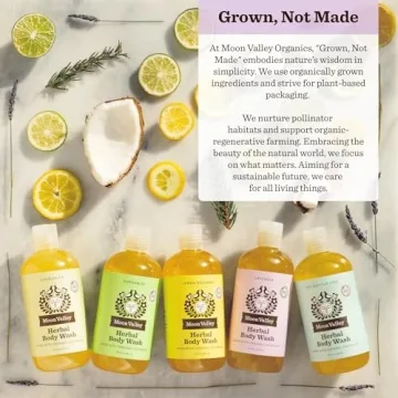 Lavender Herbal Body Wash by Moon Valley - Vegan & Natural