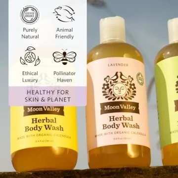 Lavender Herbal Body Wash by Moon Valley - Vegan & Natural