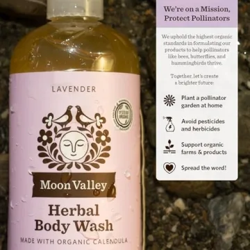 Lavender Herbal Body Wash by Moon Valley - Vegan & Natural