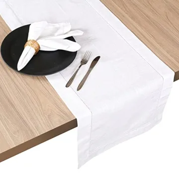 Elegant 90 Inch Slub Cotton Table Runner for All Occasions