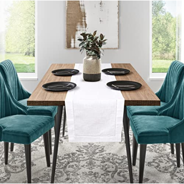 Elegant 90 Inch Slub Cotton Table Runner for All Occasions