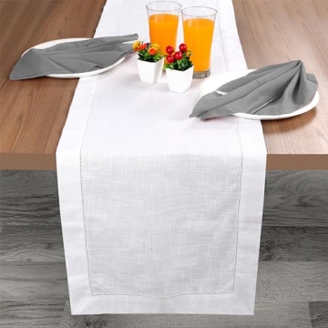 Elegant 90 Inch Slub Cotton Table Runner for All Occasions
