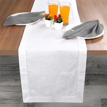 Elegant 90 Inch Slub Cotton Table Runner for All Occasions