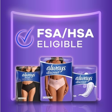 Always Discreet Women's Incontinence Underwear 32 Count