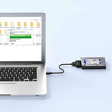 USB 3.0 SATA III Adapter Bandwidth Up to 5Gbps