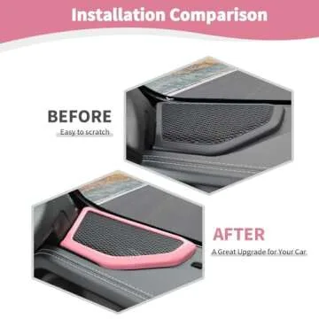 RT-TCZ Pink Interior Accessories for Jeep Wrangler JL/JLU Gladiator JT 2018-2024