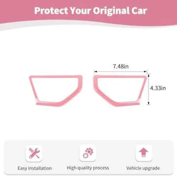 Stylish Pink Interior Accessories for Jeep Wrangler JL/JLU