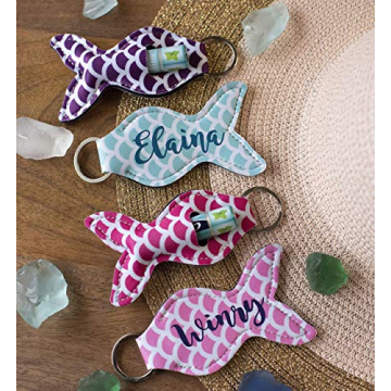 Charming Personalized Mermaid Keychain for All Ages