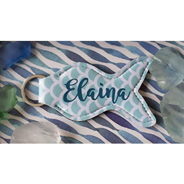 Charming Personalized Mermaid Keychain for All Ages