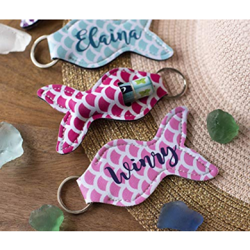 Charming Personalized Mermaid Keychain for All Ages