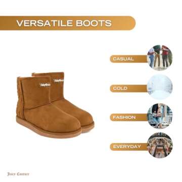 Stylish Juicy Couture Women's Winter Snow Boots for Comfort