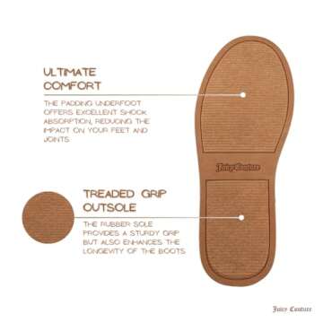 Stylish Juicy Couture Women's Winter Snow Boots for Comfort