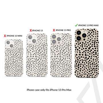 BURGA Phone Case for iPhone 13 Pro Max - Cute, Trendy, Aesthetic, Pattern Phone Cover, Hard Shell Pr...