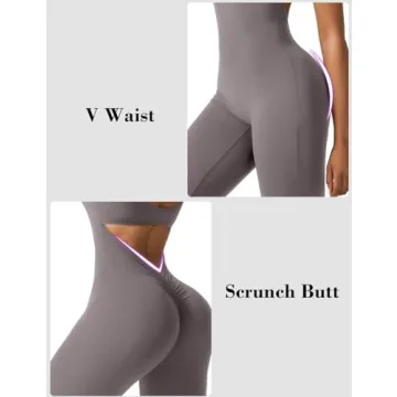 Vertvie Sexy Backless Flared Jumpsuit for Women