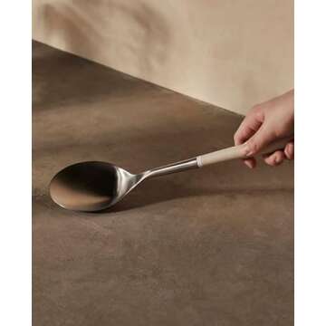 Versatile Metal Spoon Stainless Steel for Cooking Stylishly