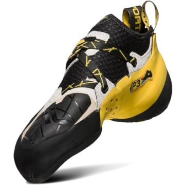 La Sportiva Solution Climbing Shoe - Men's White/Yellow 10.5