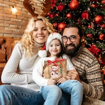 BBPOOL Christmas Goody Bags | 24pcs Bulk Kraft Gift Bags