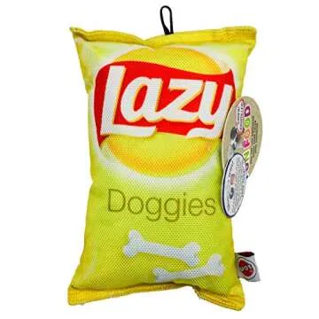 SPOT 68054443: Toy Fun Food Lazy Doggie Chips 8In for Playful Pets