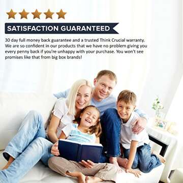 Crucial Vacuum Replacement Vacuum Filter Compatible with Hoover Part # 38765019,38765023 & Models Hoover: Tempo Widepath,Foldaway,Windtunnel,C1701900,U5140900 (4 Pack)