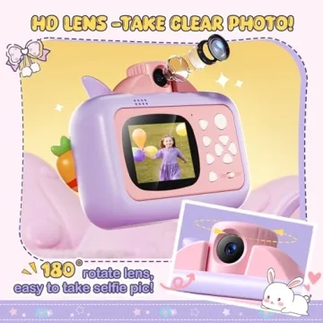SKIRFY Kids Instant Print Camera for Creative Fun and Memories
