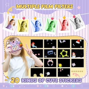 SKIRFY Kids Instant Print Camera for Creative Fun and Memories