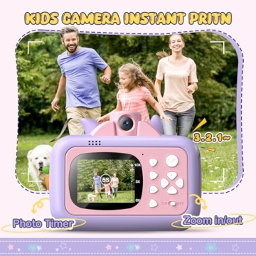 SKIRFY Kids Instant Print Camera for Creative Fun and Memories