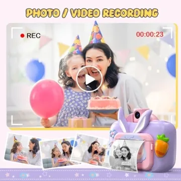 SKIRFY Kids Instant Print Camera for Creative Fun and Memories