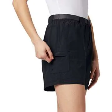 Columbia Women's Sandy River Cargo Short Shorts, Black, Mx6