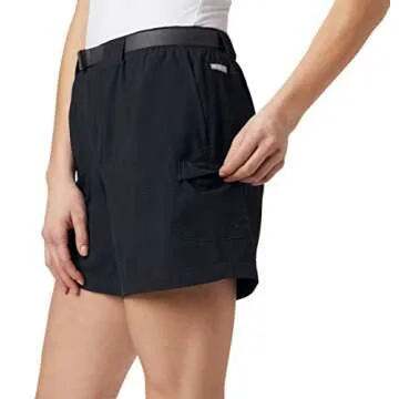 Columbia Women's Sandy River Cargo Short Shorts, Black, Mx6
