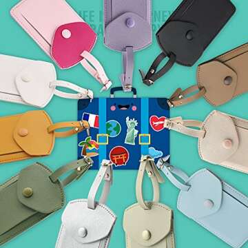 Kevancho Smart Luggage Tags - Stylish Travel ID Tags