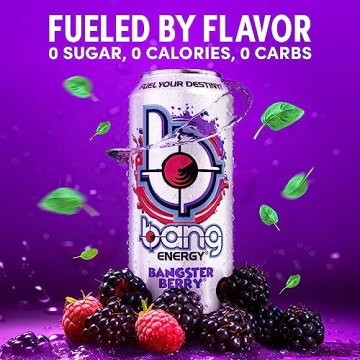 Bang Energy Bangster Berry Pack of 12 - Sugar Free