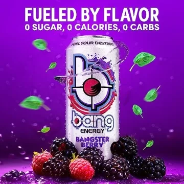 Bang Energy Bangster Berry Pack of 12 - Sugar Free
