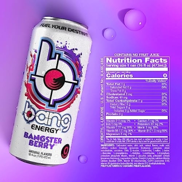 Bang Energy Bangster Berry Pack of 12 - Sugar Free