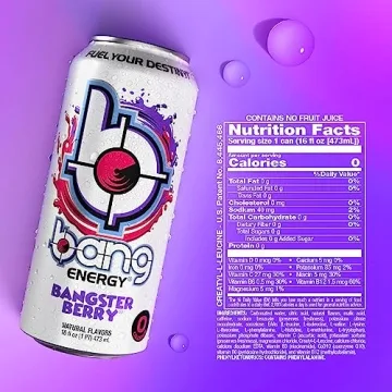 Bang Energy Bangster Berry Pack of 12 - Sugar Free