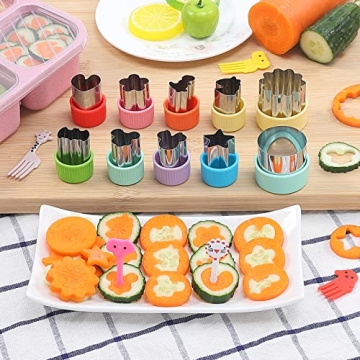 BakingWorld Sandwich Cutter Set for Kids Fun Meals