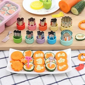 BakingWorld Sandwich Cutter Set for Kids Fun Meals