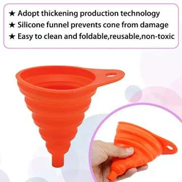 Tysun 300 Pcs Paint Filter Strainer with 100 Micron Filter Tips and 3 Pack Silicone Funnel, Cone Shaped Fine Nylon Mesh Funnel Paper Cone Strainers